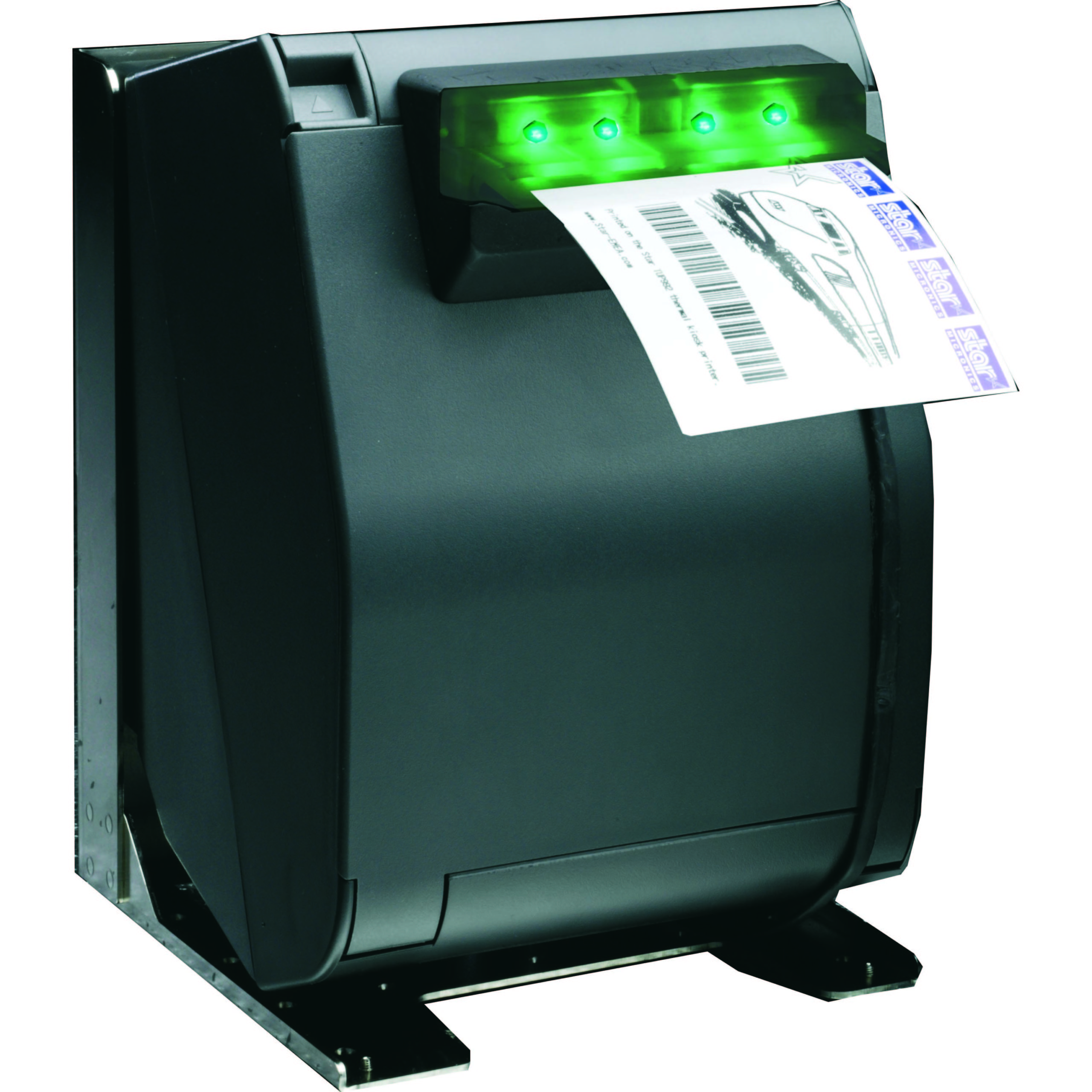Star TSP700II Receipt Printer Left Facing Vertical black version