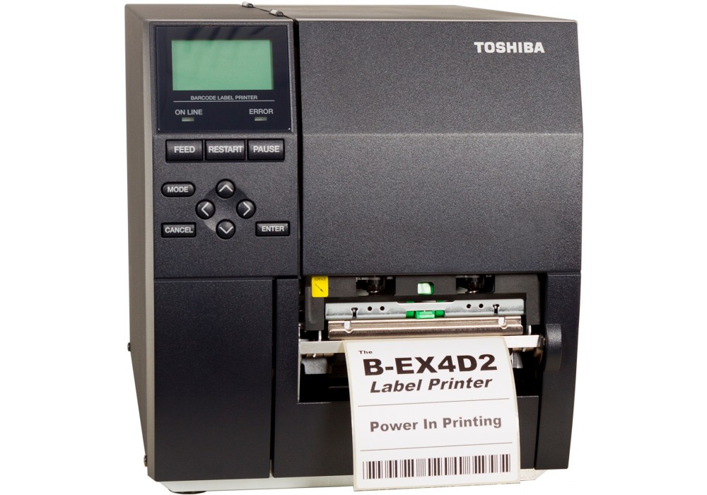 Toshiba Tec B EX4D2 Label Printer Front Facing