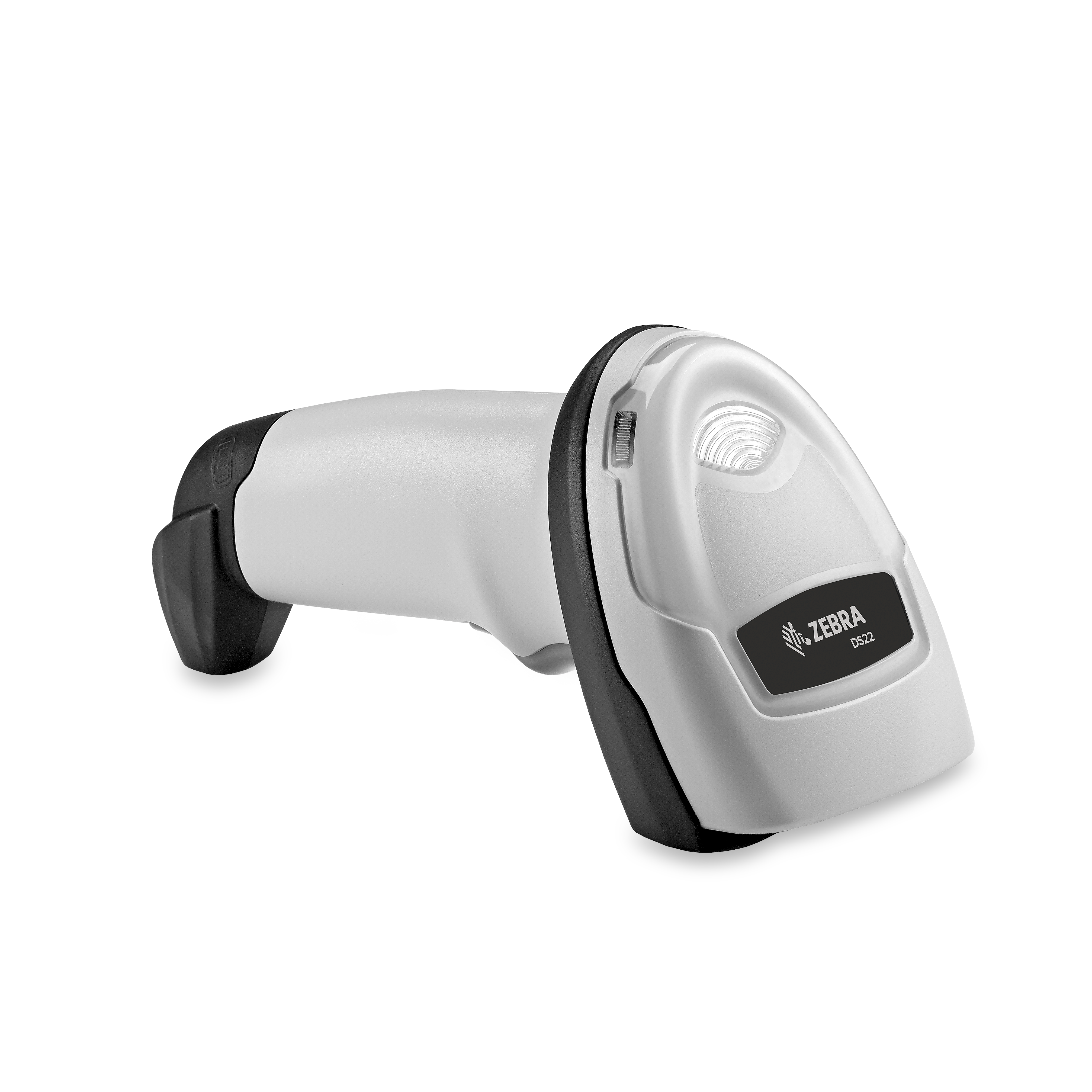 Zebra DS2208 Corded Handheld Barcode Scanner White Facing Down 1
