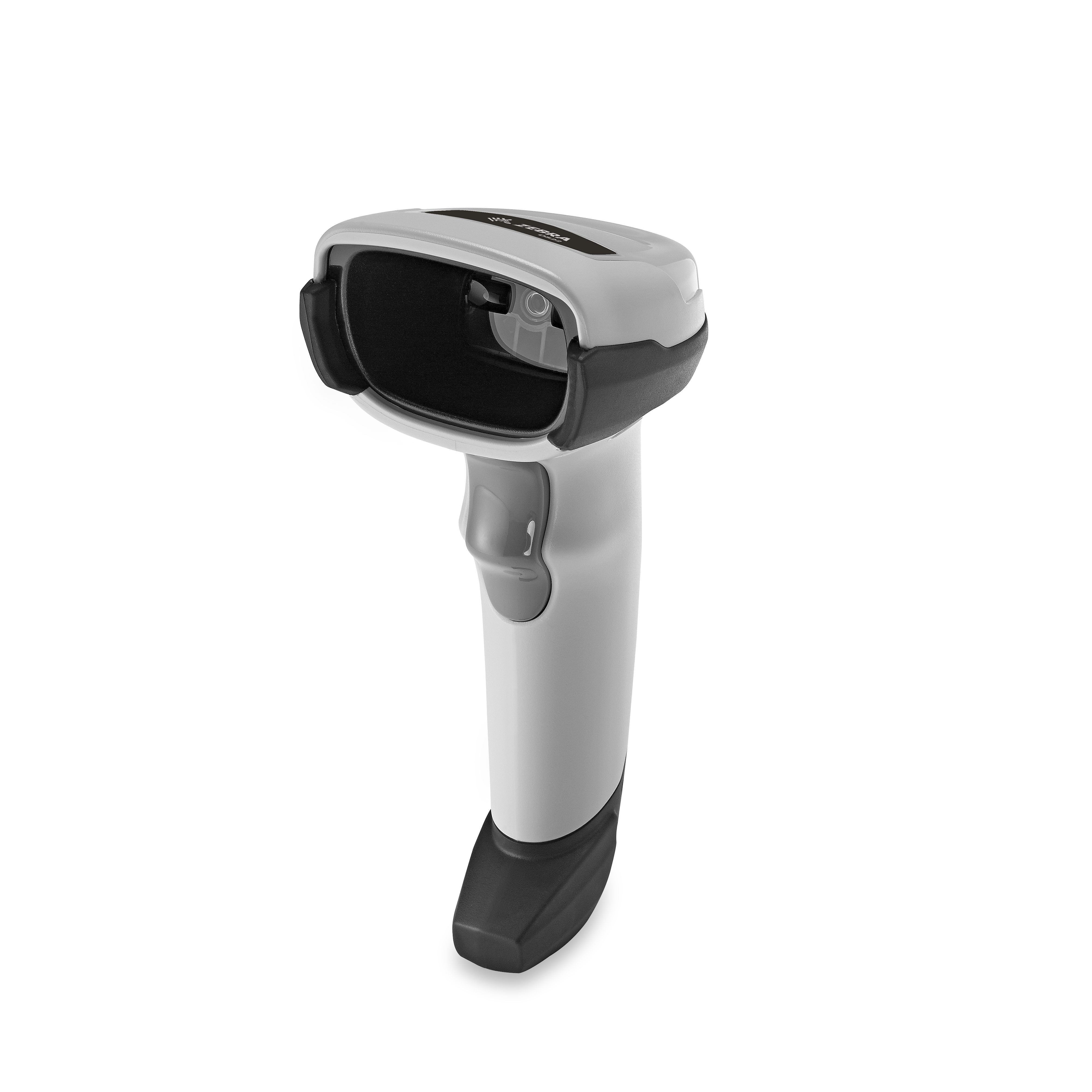 Zebra DS2208 Corded Handheld Barcode Scanner White Left Facing