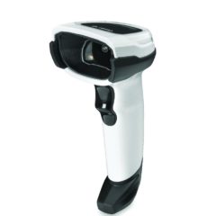 Zebra DS8108 Corded Handheld 1D and 2D Imager nova white facing left