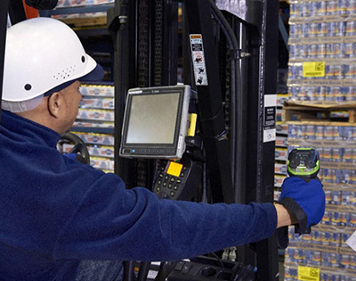 Industrial Barcode Scanner landing page