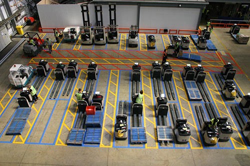 warehouse rows