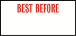 Best Before Red