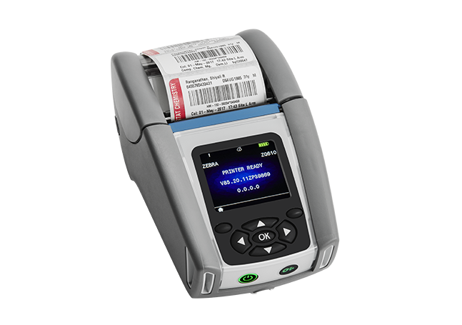 ZQ610 mobile printer healthcare right facing