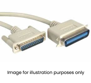 RS-232 printer cable white - DK234WE15