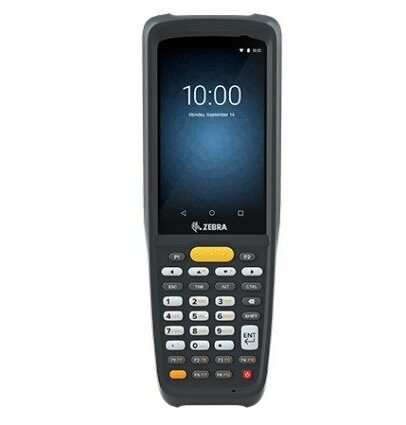 Zebra MC2200/MC2700 Mobile Computer with ergonomic design, a physical keypad, and touchscreen display for efficient on-the-go data capture and management.