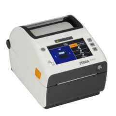 Zebra ZD621D-HC Direct Thermal Premium Healthcare Desktop Label Printer. This advanced printer is specifically designed for healthcare environments, featuring a disinfectant-ready and UV-resistant housing. It provides reliable direct thermal printing for applications like patient identification, specimen labeling, and medication management. With its intuitive color touchscreen and robust connectivity options, it enhances productivity and ensures compliance in demanding healthcare settings.
