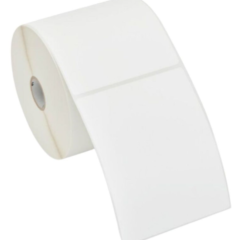 Zebra 8000T Blood Bag Deep Freeze Label, 105 x 105mm, Polyethylene, TT, White, 3017127