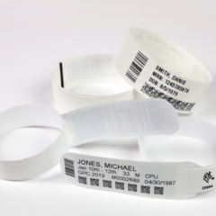 Zebra Z-Band Direct Wristband, 25.4 x 279.4mm, 10004443-1