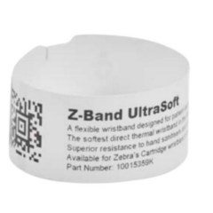 ebra Z-Band Newborn Soft White Wristband