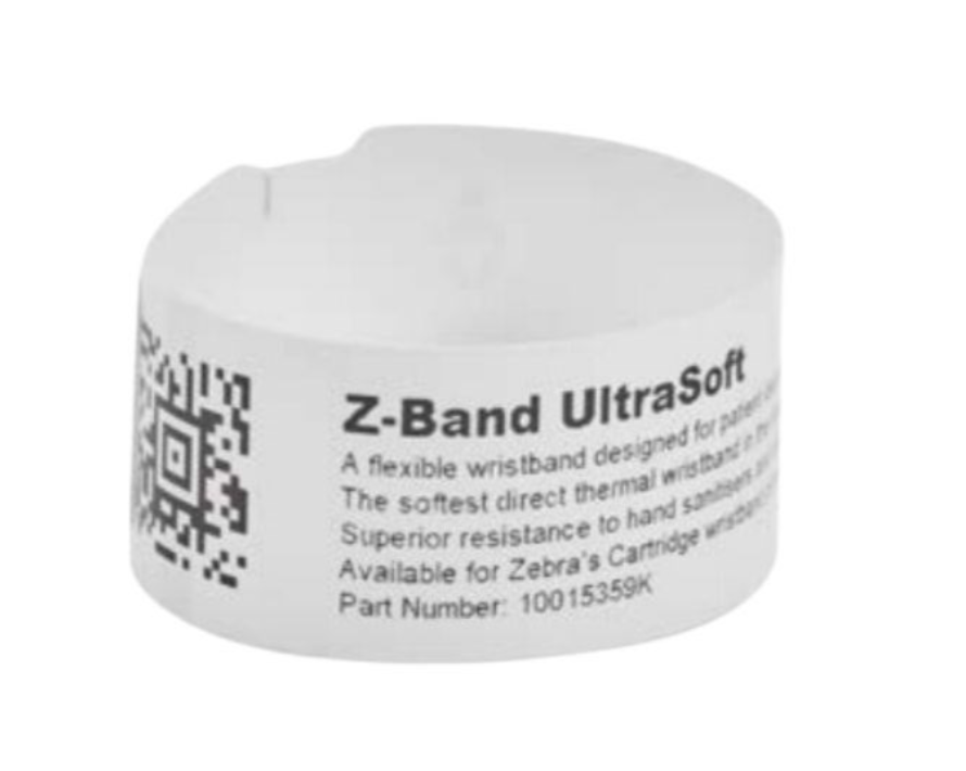 ebra Z-Band Newborn Soft White Wristband