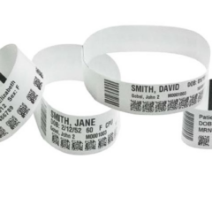 ebra Z-Band UltraSoft White Wristbands Cartridge Baby Size