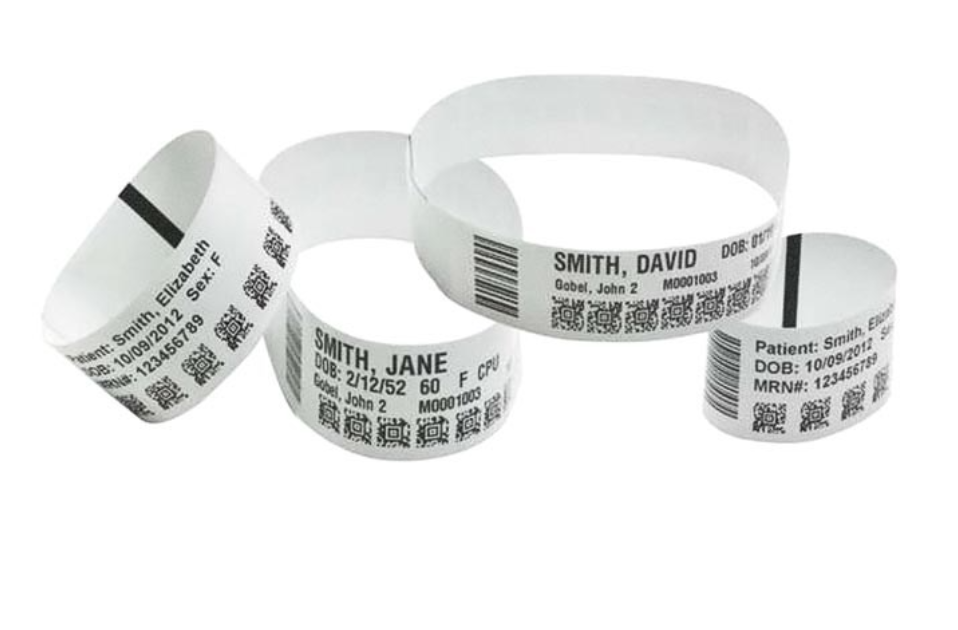 ebra Z-Band UltraSoft White Wristbands Cartridge Baby Size
