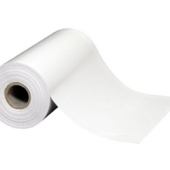Zebra ZeroLiner 2000D linerless paper label roll, measuring 101.6mm x 30m, ideal for sustainable and efficient labeling applications.
